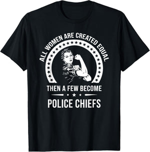 Police Chief Shirts | Police Chief T-Shirt - T-Shirt | Black