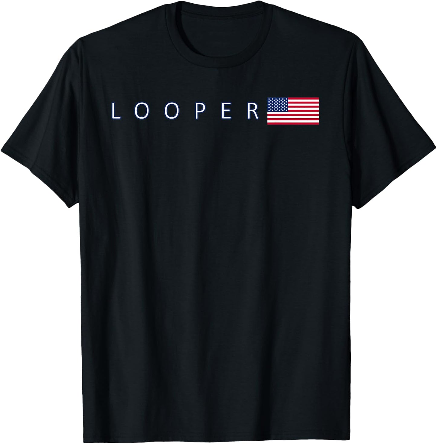 The Great Loop Looper Boating US American Flag T-Shirt - T-Shirt | Black