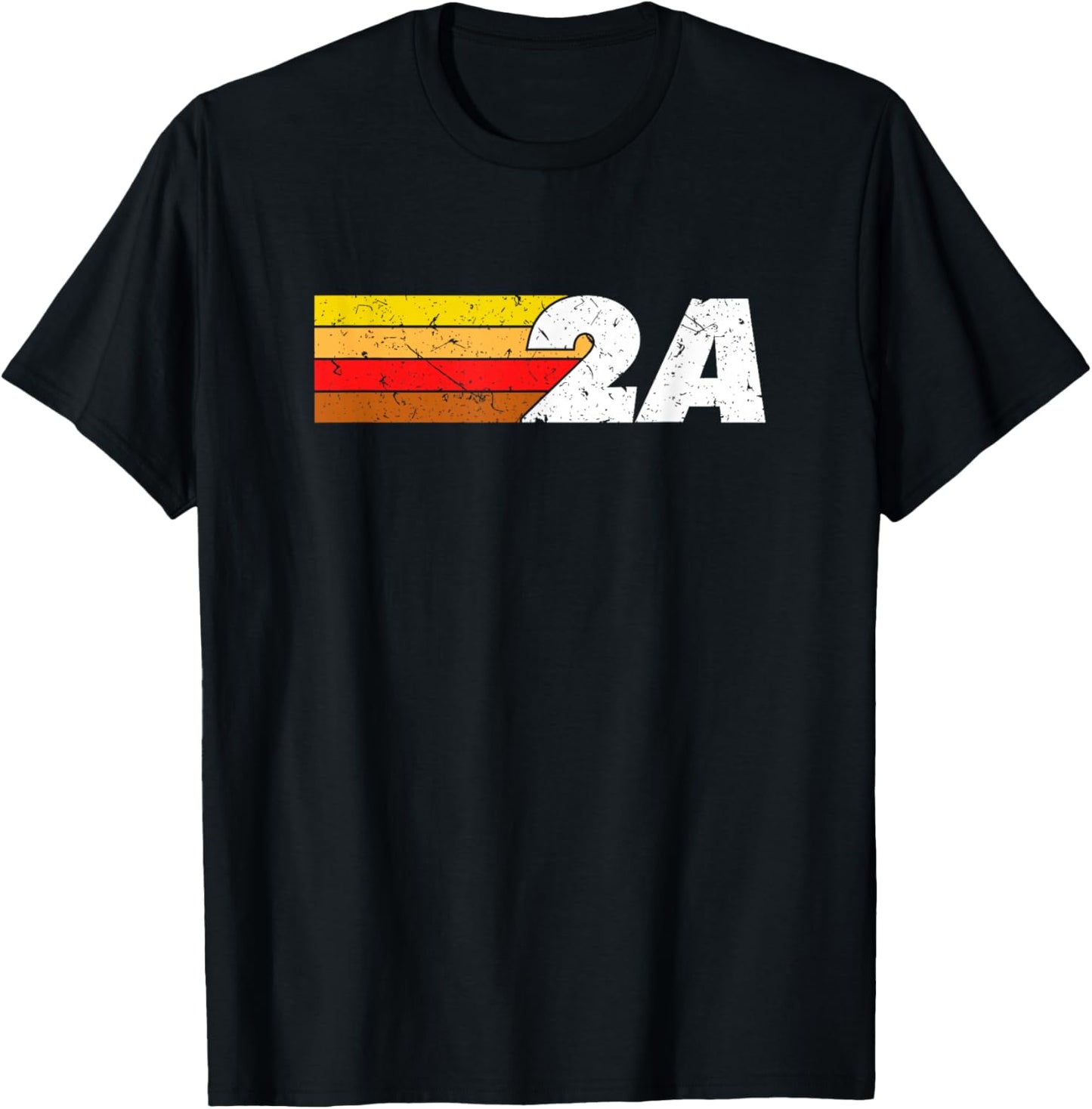 2A 2nd Amendment - Pro Gun Second Amendment T-Shirt - T-Shirt | Black