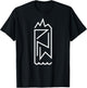 PNW Earth and Water Minimal – Cascadia Pacific Northwest T-Shirt - T-Shirt | Black
