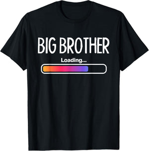 Big Brother Loading Big Bro Sibling Boys T-Shirt - T-Shirt | Black