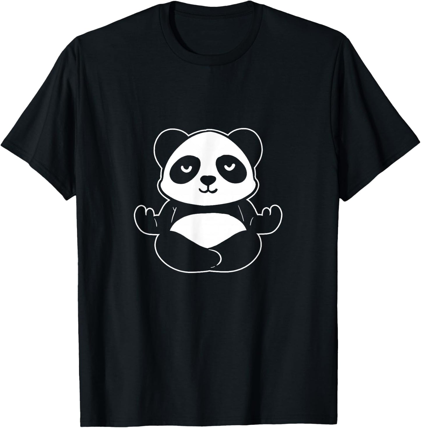 Panda Yoga Stuffed Toys Collector T-Shirt - T-Shirt | Black
