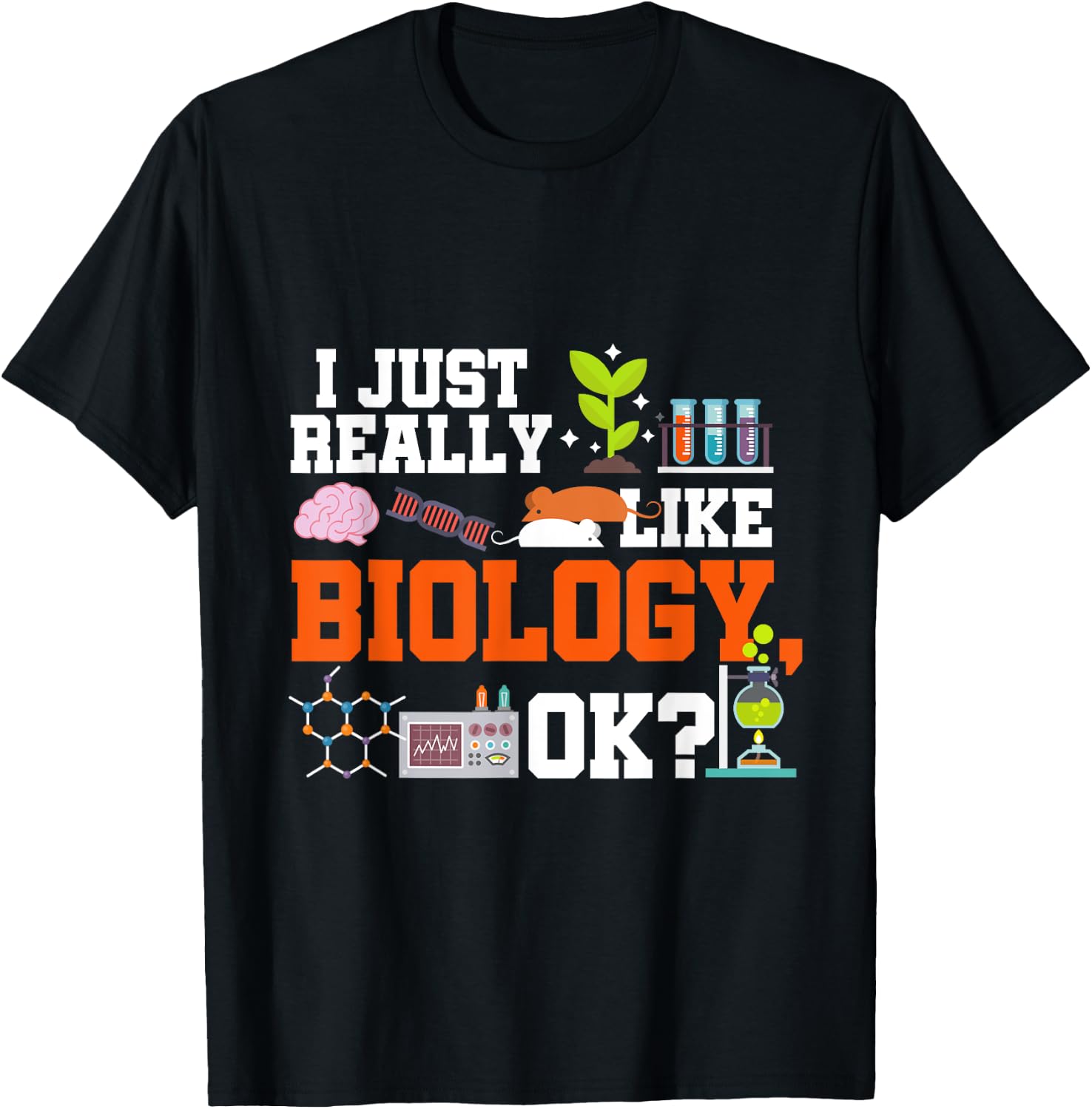 Biology Teacher Gift Science Student Biology T-Shirt - T-Shirt | Black