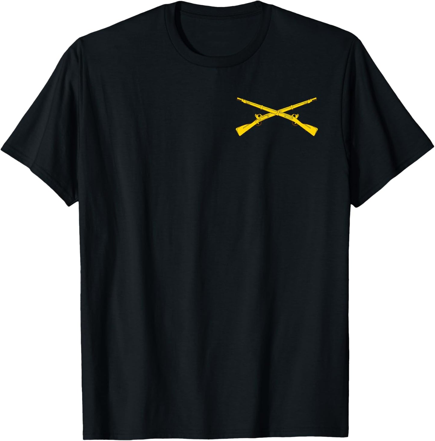 US Army Infantry Branch Crossed Rifles 11 Bravo - 11B T-Shirt - T-Shirt | Black