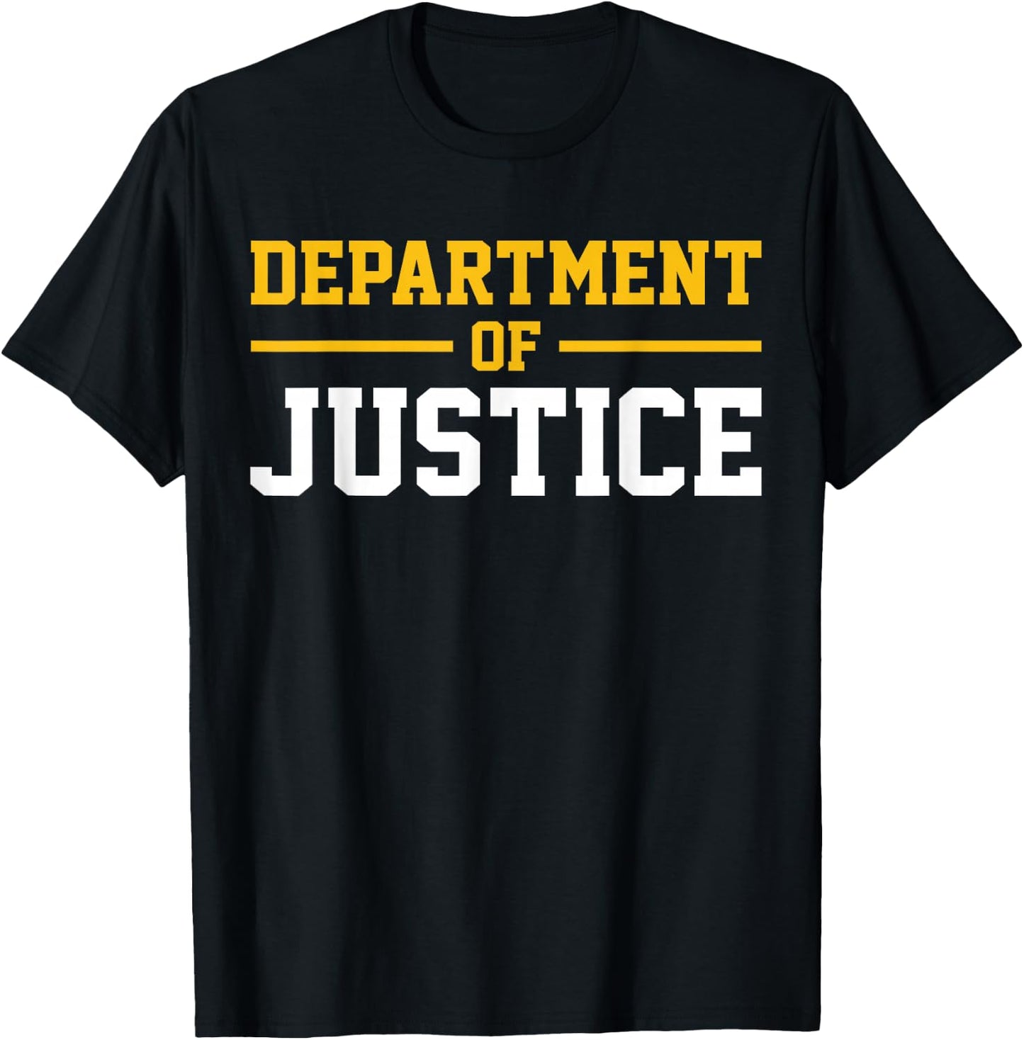 Department of Justice T-Shirt - T-Shirt | Black