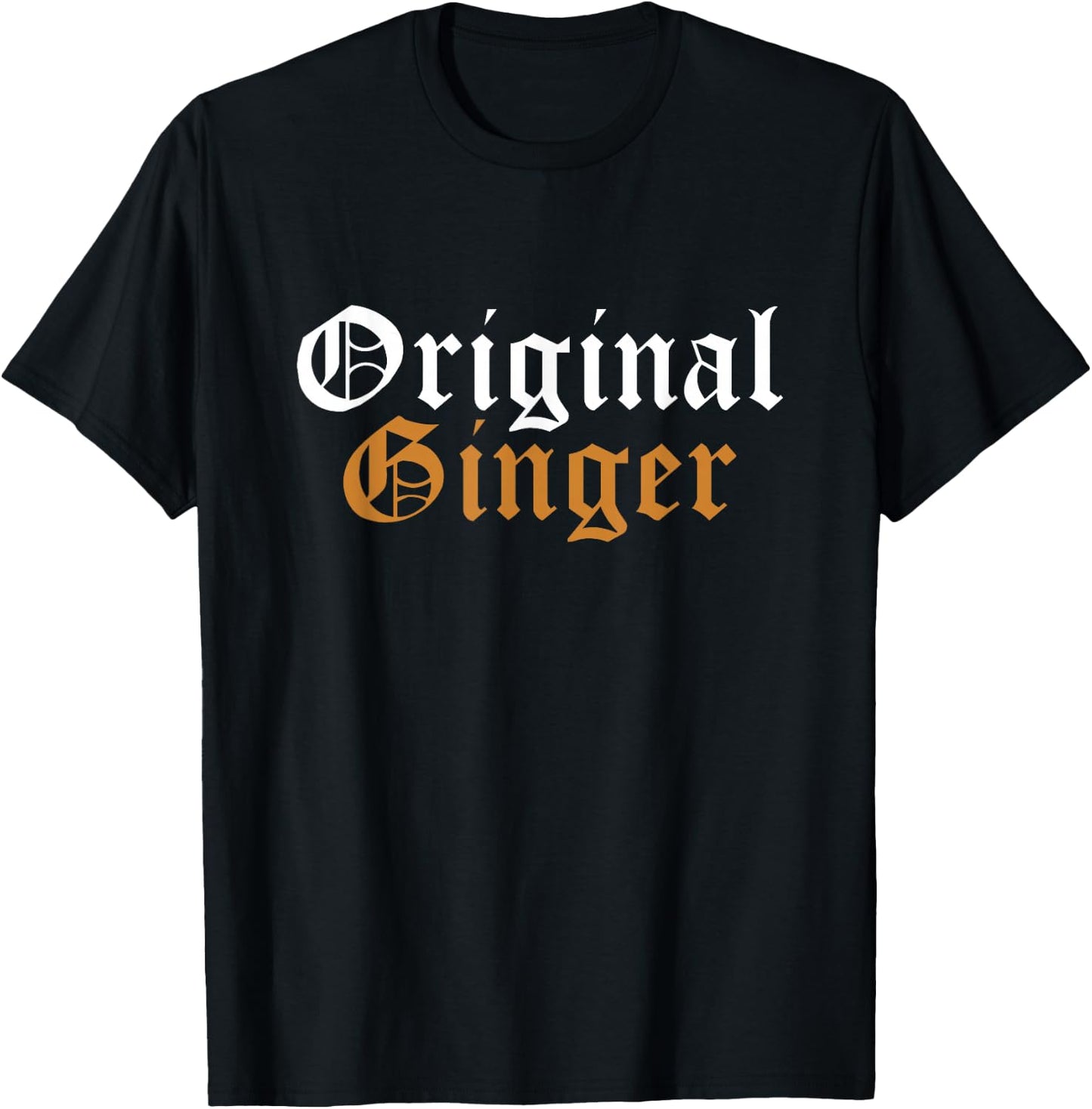 Original Ginger - Redhead Gangsta - Funny Redheaded T-Shirt - T-Shirt | Black