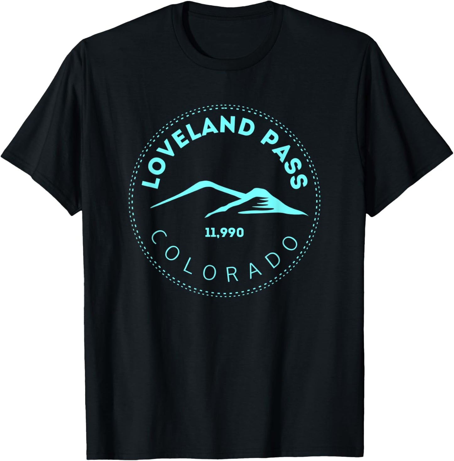 Loveland Pass Colorado Elevated Mountain Backcountry T-Shirt - T-Shirt | Black