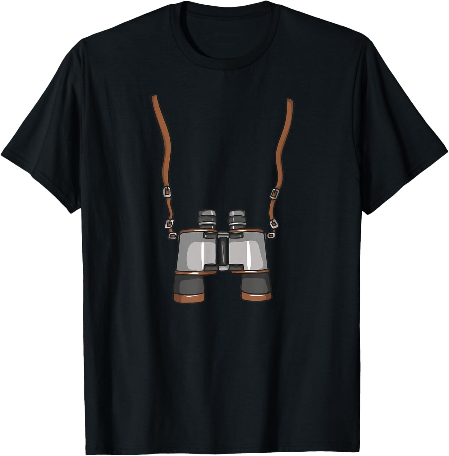 Retro Bird Watching Binocular Birding Gift Men, Kids T-Shirt - T-Shirt | Black