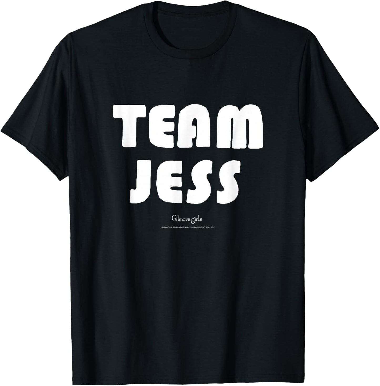 Gilmore Girls Team Jess Block Letters TV Show T-Shirt - T-Shirt | Black