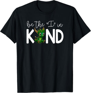 Dragon Be The I In Kind T-Shirt - T-Shirt | Black
