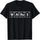 Walrus (W-Al-Ru-S) Periodic Table Elements Shirt T-Shirt - T-Shirt | Black
