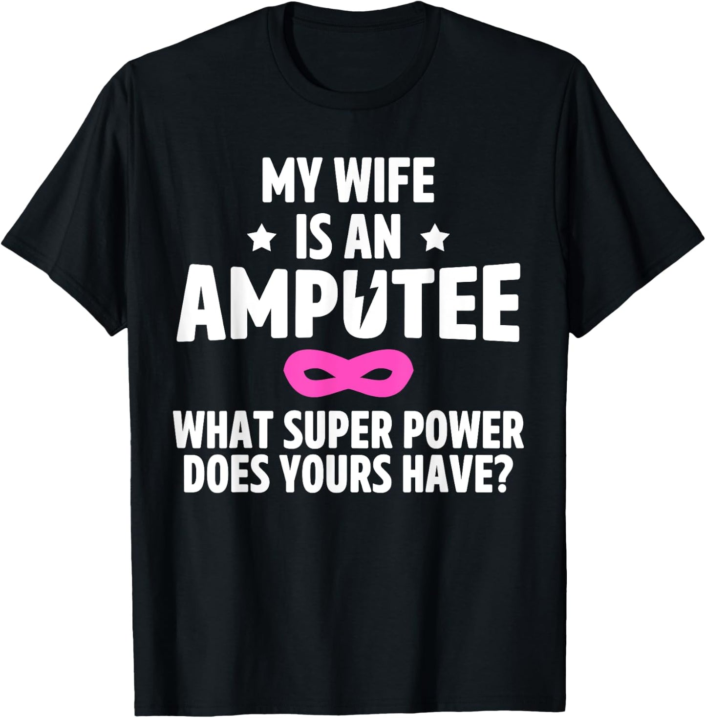 Amputee Humor Wife Leg Arm Funny Recovery Gifts T-Shirt - T-Shirt | Black