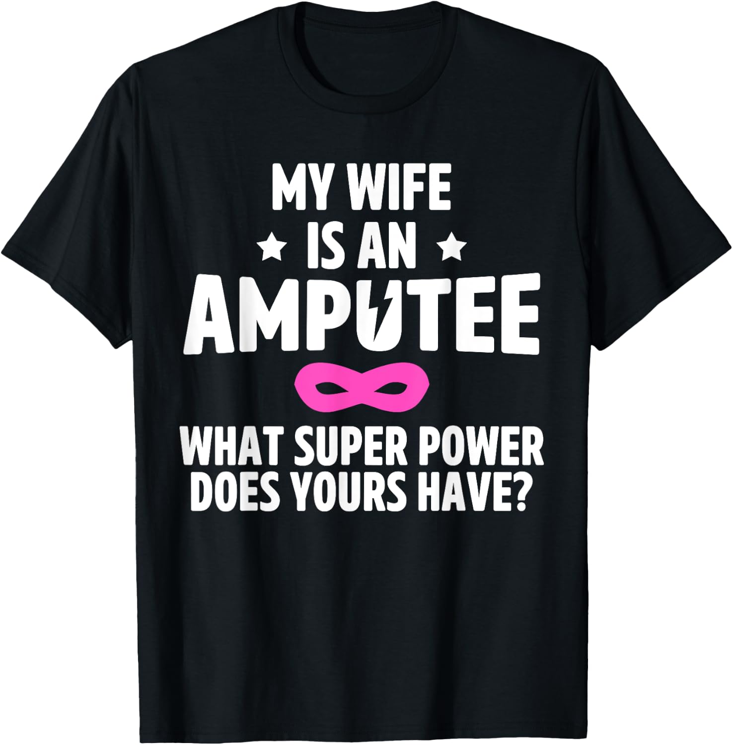 Amputee Humor Wife Leg Arm Funny Recovery Gifts T-Shirt - T-Shirt | Black