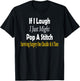 Funny If I Laugh I Just Might Pop A Stitch Surgery Recovery T-Shirt - T-Shirt | Black