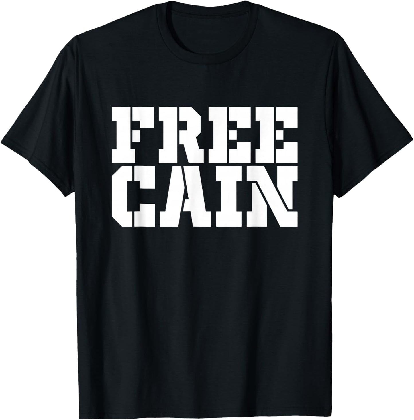 Free Cain T-Shirt - T-Shirt | Black
