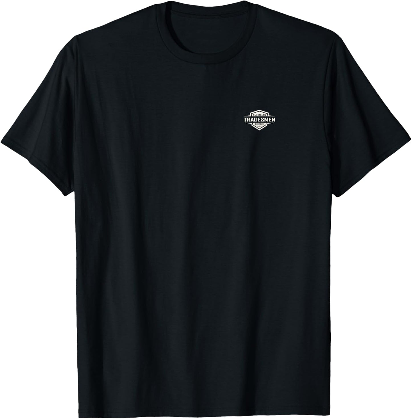 "Journeyman Plumber" with vintage white back design T-Shirt - T-Shirt | Black