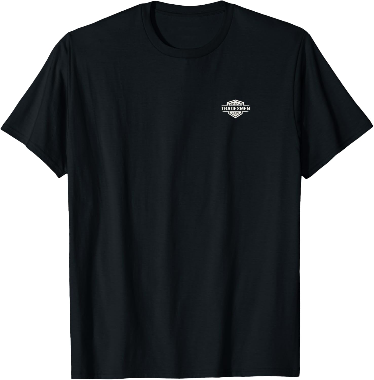 "Journeyman Plumber" with vintage white back design T-Shirt - T-Shirt | Black