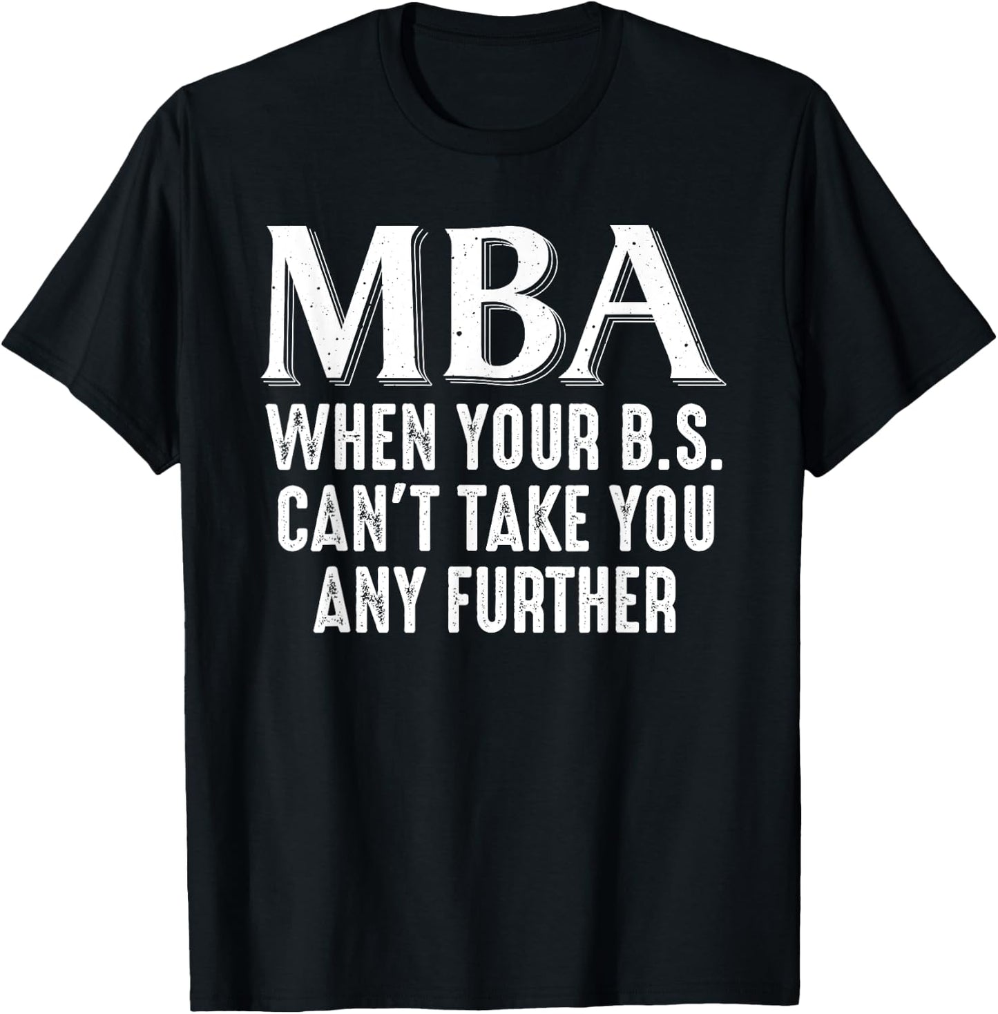 Funny MBA Design Women Master Degree Graduation Day T-Shirt - T-Shirt | Black