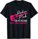 For My Mother Breast Cancer Awareness Pink Ribbon Warrior T-Shirt - T-Shirt | Black