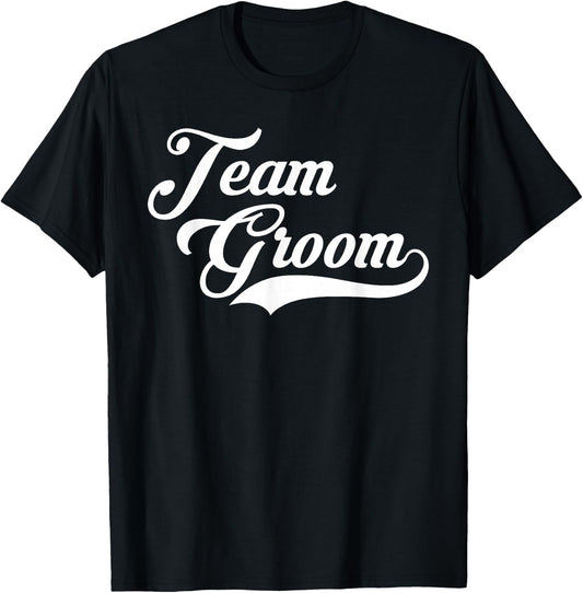 Kids Team Groom Wedding T Shirt 8 Royal Blue T-Shirt - T-Shirt | Black