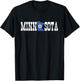Minnesota State and Minnesota Flag with Pride for Minnesota T-Shirt - T-Shirt | Black