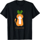 Catrrot Funny Cat Carrot Vegan And Cat Lover Kitten Women T-Shirt - T-Shirt | Black