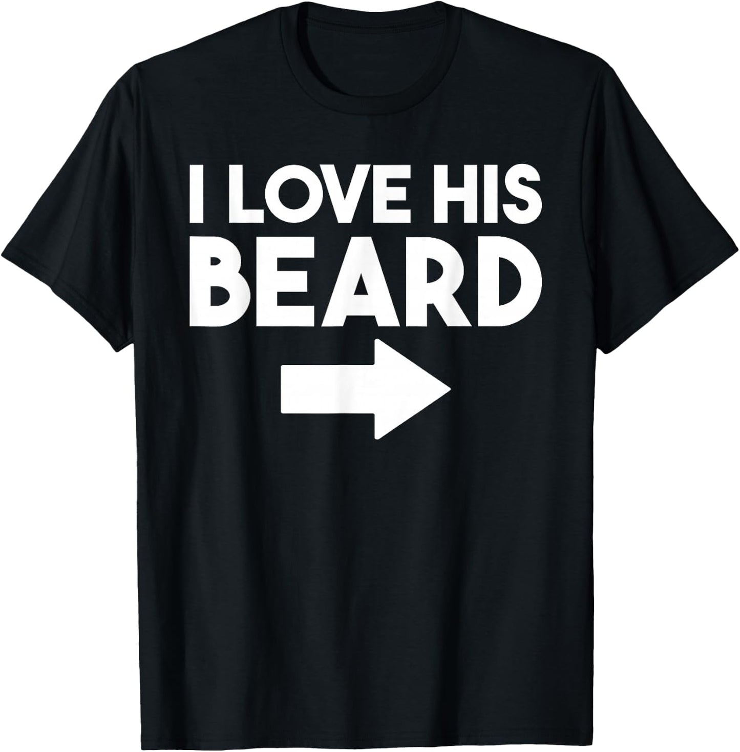 I love his Beard Viking Bearded Men T-Shirt - T-Shirt | Black