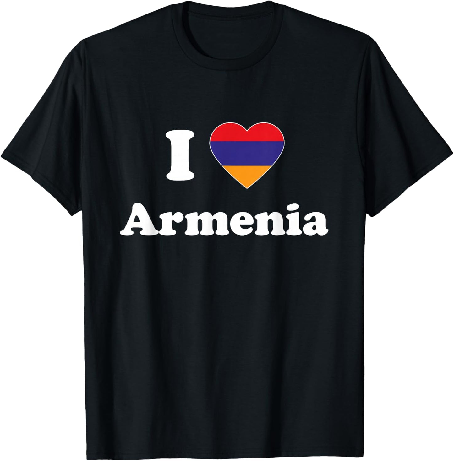 I Love Armenia I Heart Armenia Armenian T-Shirt - T-Shirt | Black