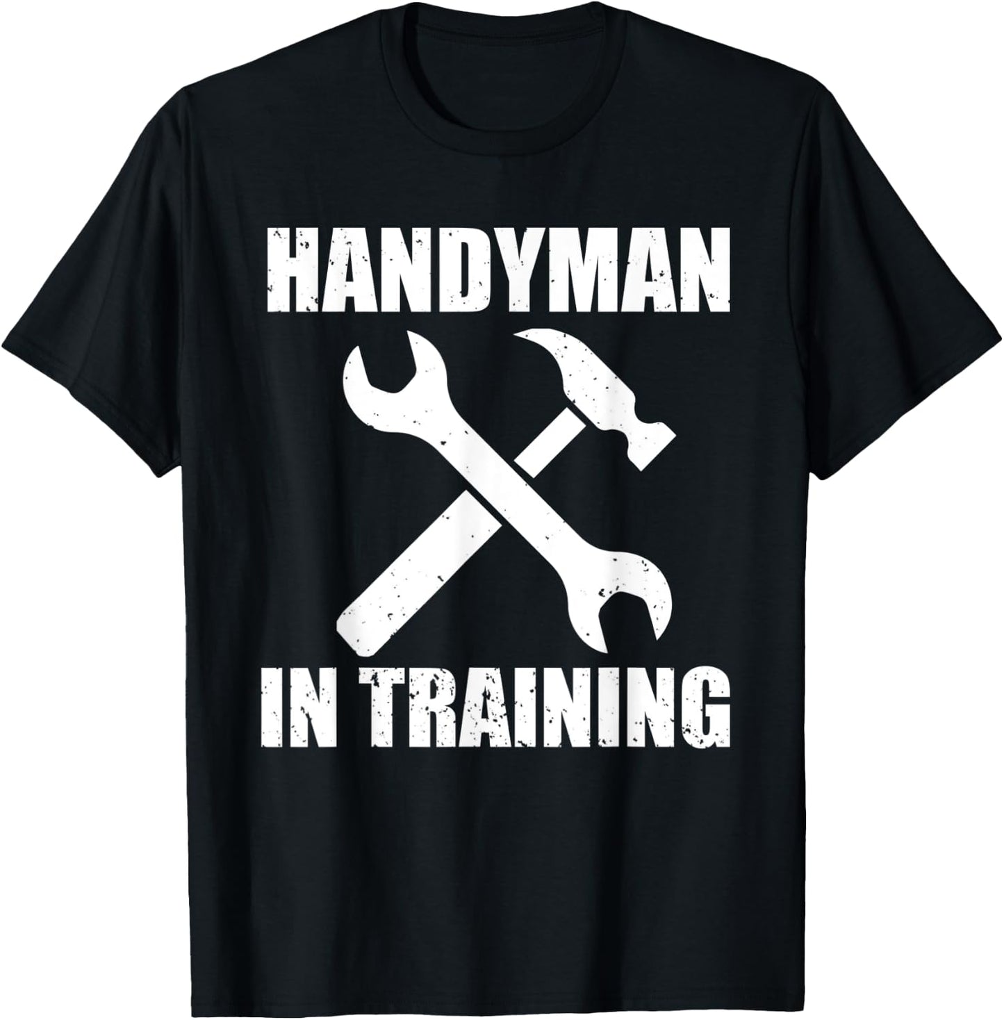 Funny Handyman In Training Design DIY Lover T-Shirt - T-Shirt | Black