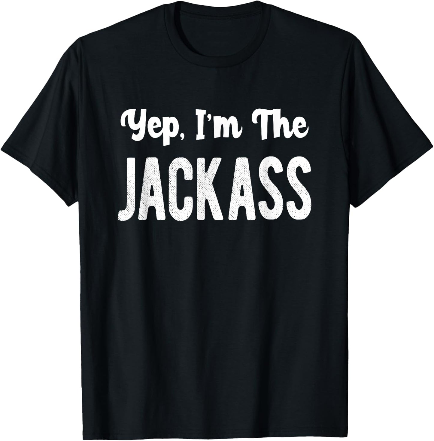 Yep I'm The Jackass Halloween Matching Couple Costume T-Shirt - T-Shirt | Black