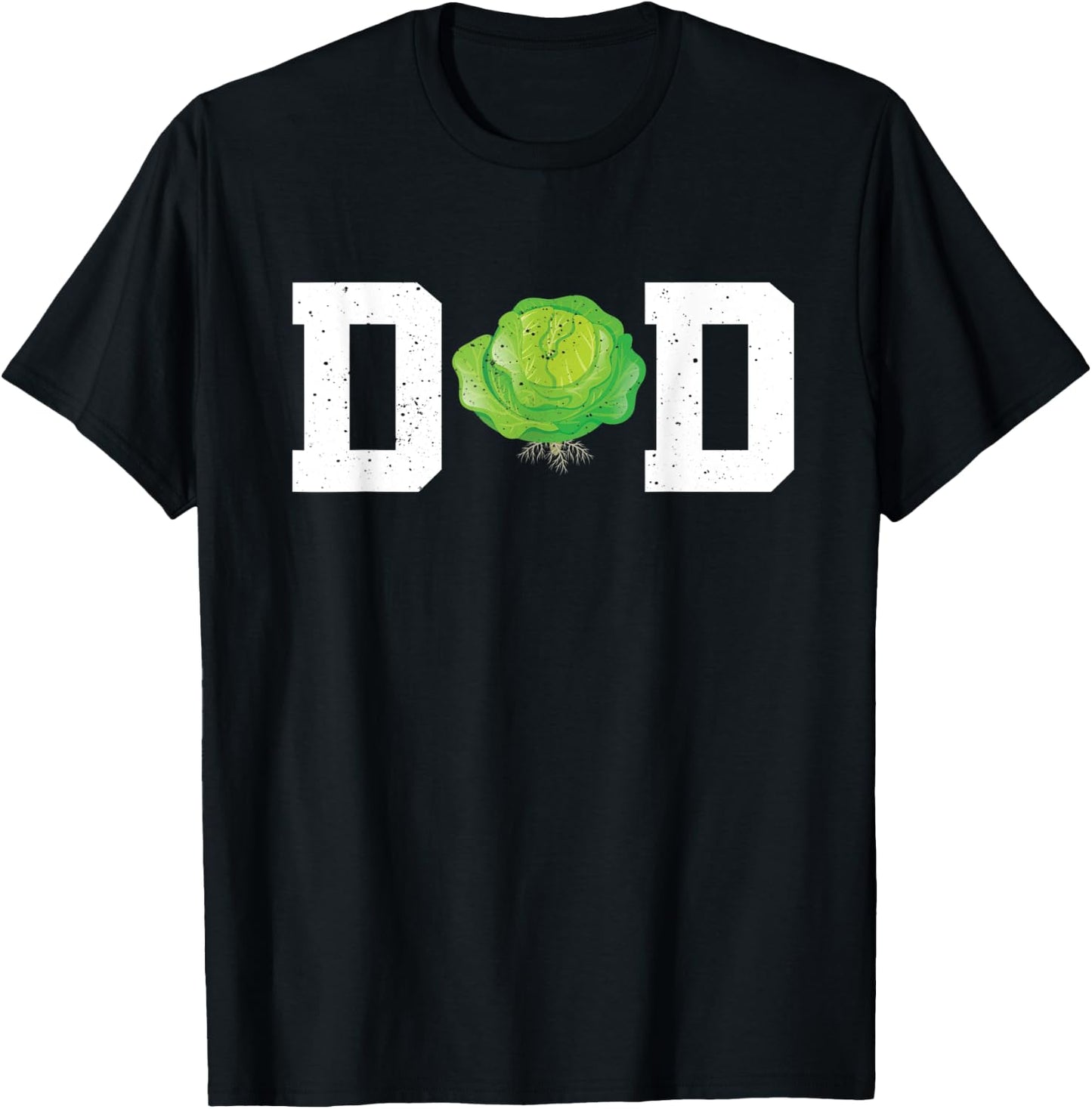 Funny Cabbage Dad Costume Love Savoy Cabbage T-Shirt - T-Shirt | Black