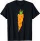 Carrots Vegetables Team Peas and Carrots T-Shirt - T-Shirt | Black