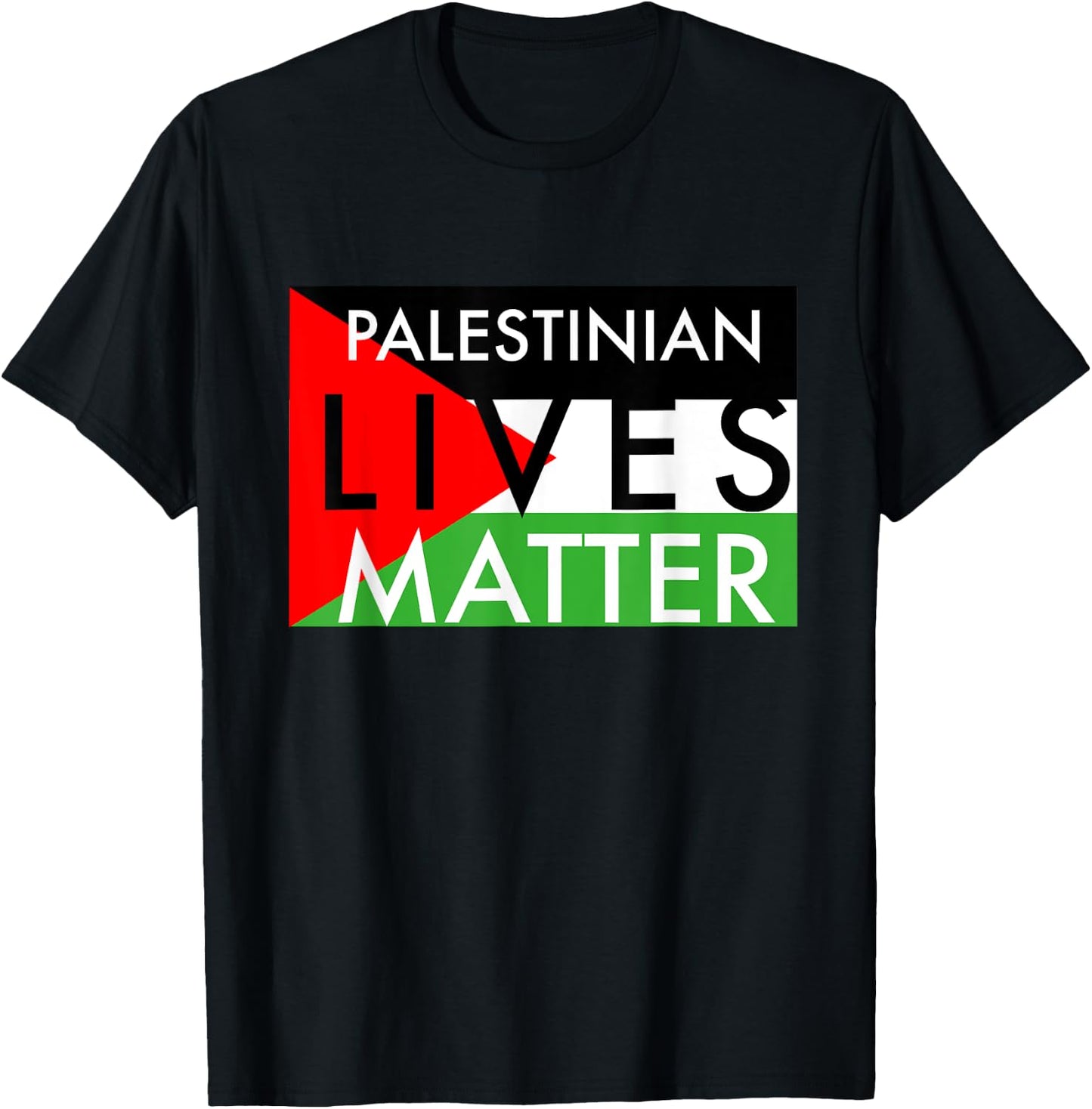 Palestinian Lives Matter T-Shirt - T-Shirt | Black