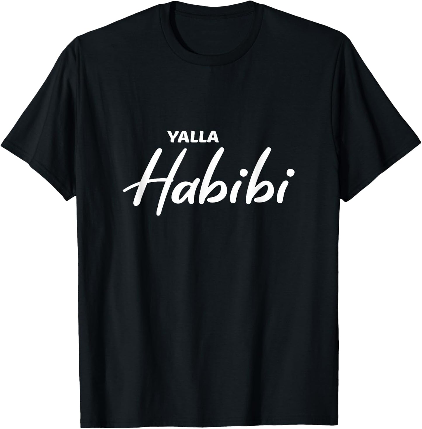 Yalla Habibi T-Shirt - T-Shirt | Black