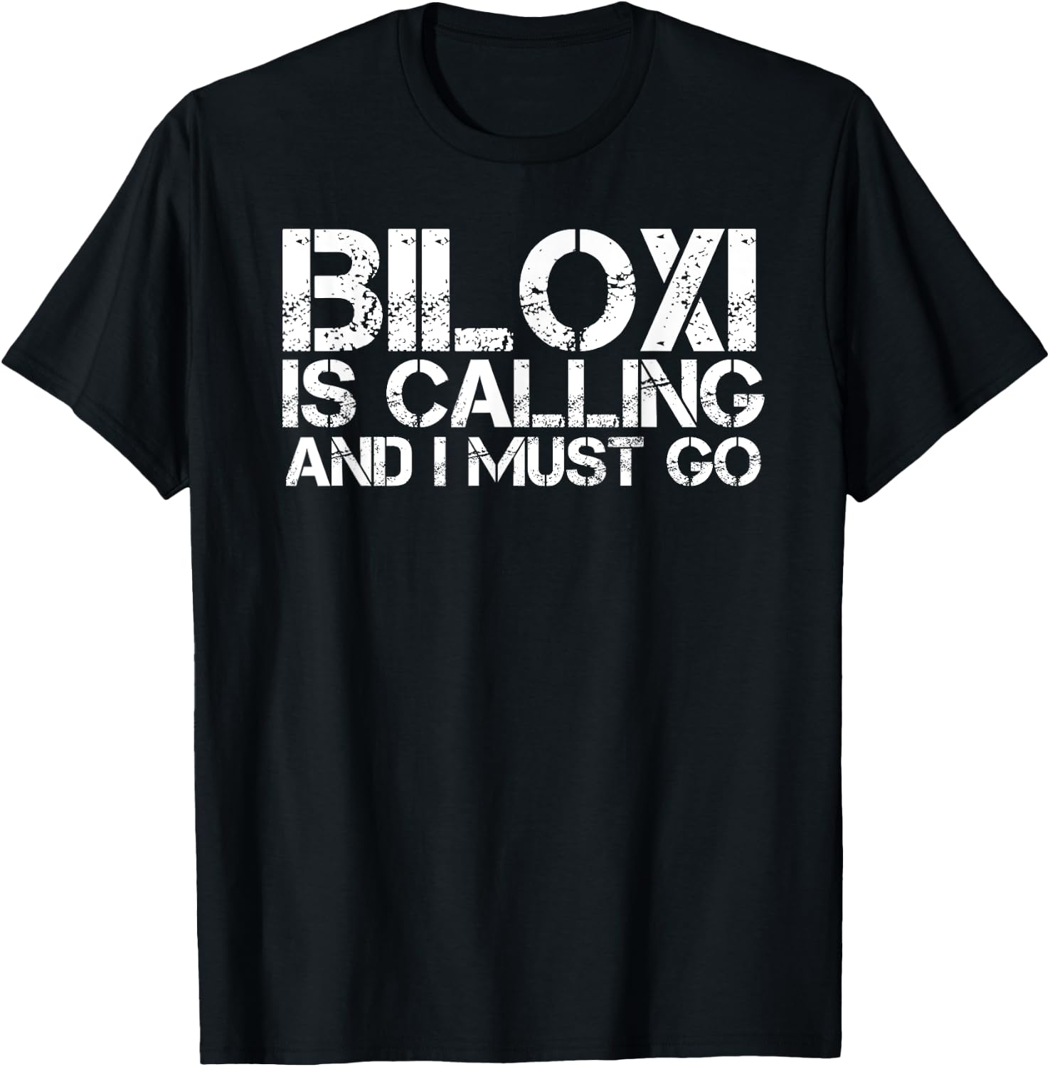 BILOXI MS MISSISSIPPI Funny City Trip Home Roots USA Gift T-Shirt - T-Shirt | Black