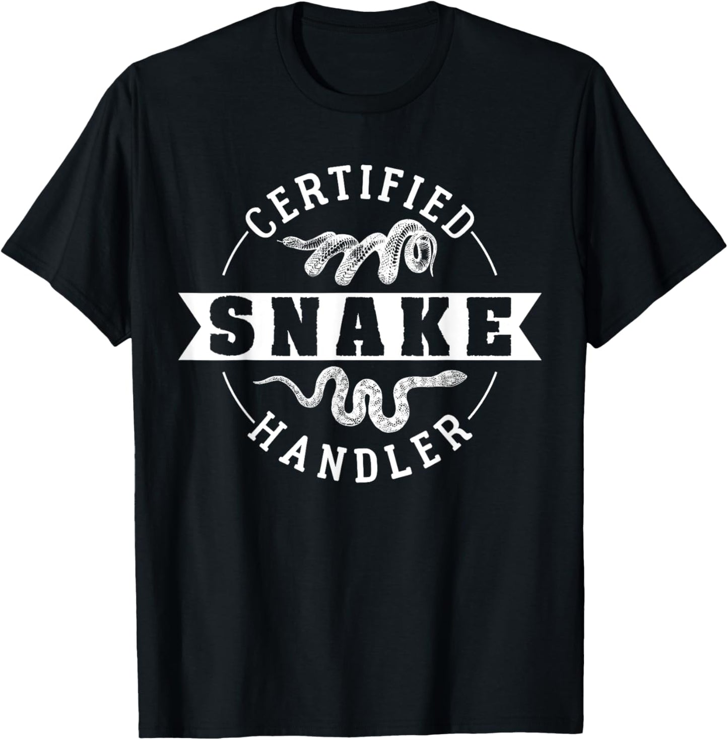 Certified Snake Handler T-Shirt - T-Shirt | Black