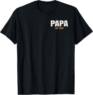 (2 Sided) I'm Not Retired I Am A Full Time Papa Father's Day T-Shirt - T-Shirt | Black