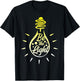 Be the Light Bulb - Bible Verses Matthew 5:14 T-Shirt - T-Shirt | Black