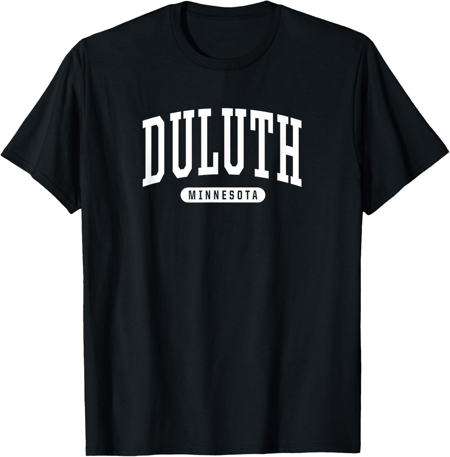 Duluth Minnesota Vacation College Style Sports MN US T-Shirt - T-Shirt | Black