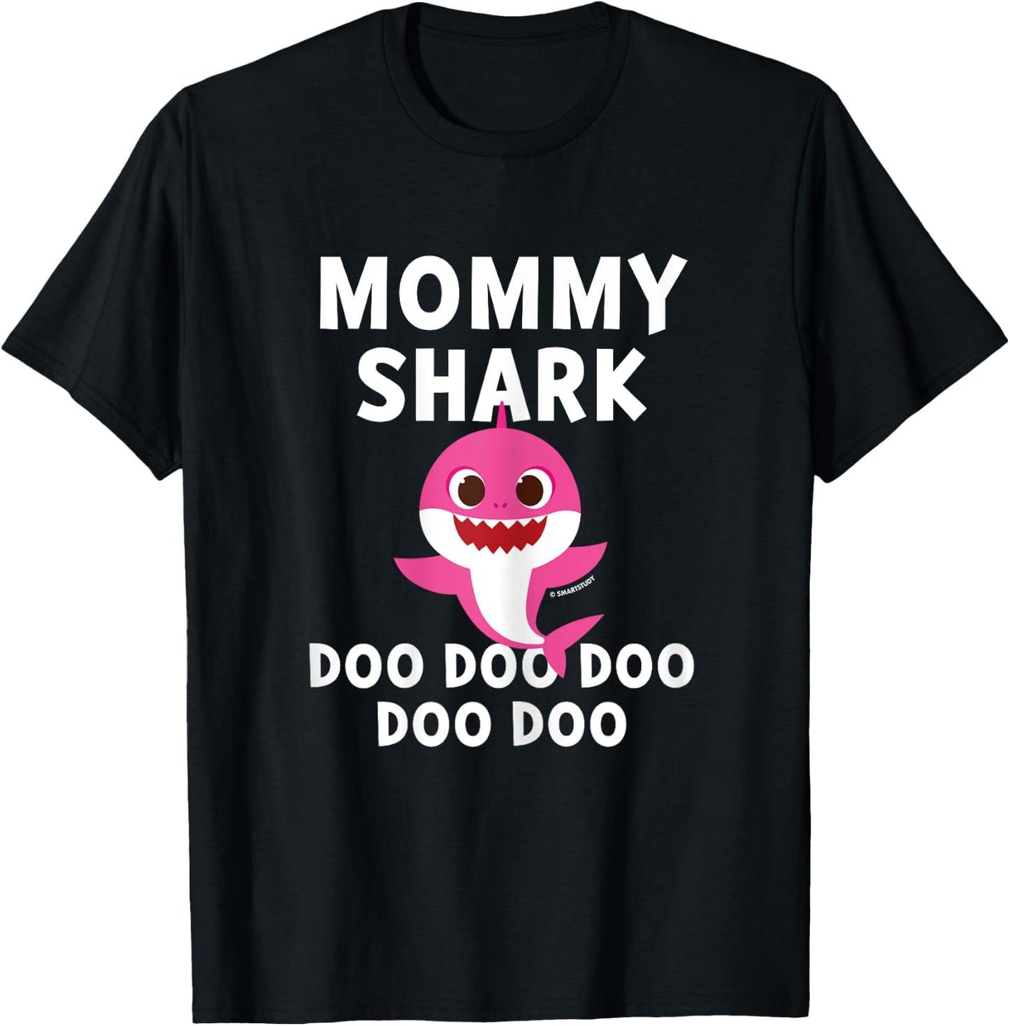 Pinkfong Mommy Shark Official T-Shirt - T-Shirt | Black