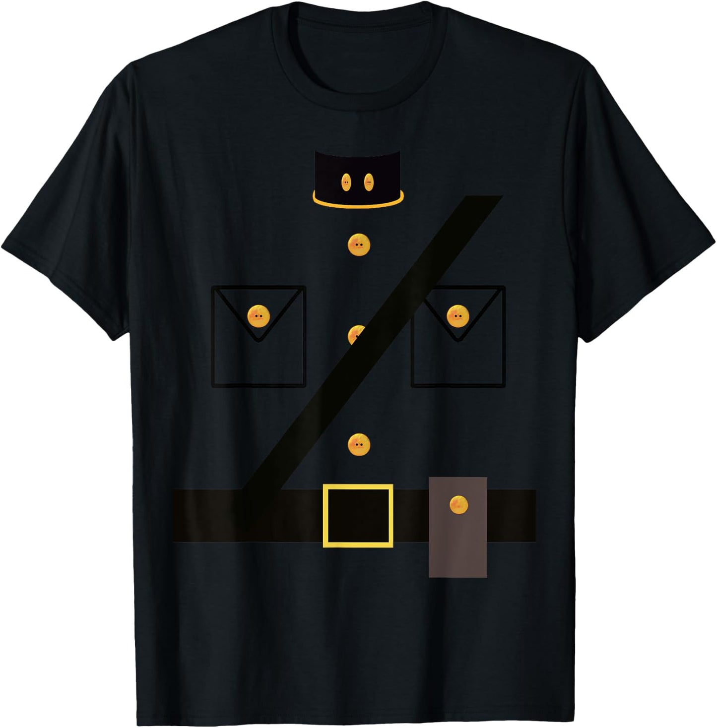 Canadian Mountie Costume - RCMP - Halloween Costume T-Shirt - T-Shirt | Black