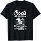 Cowgirl Boots and Hat Graphic Women Girls Cowgirl Western T-Shirt - T-Shirt | Black