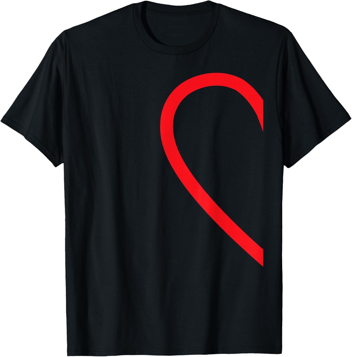 Half Heart Left Hand Side Love Couple Camisa Pareja Ropa T-Shirt - T-Shirt | Black
