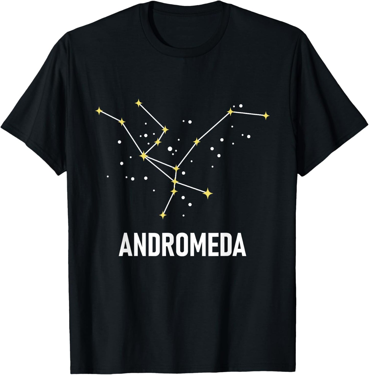Andromeda - Stargazing Stars Astronomy Astrology Stargazer T-Shirt - T-Shirt | Black