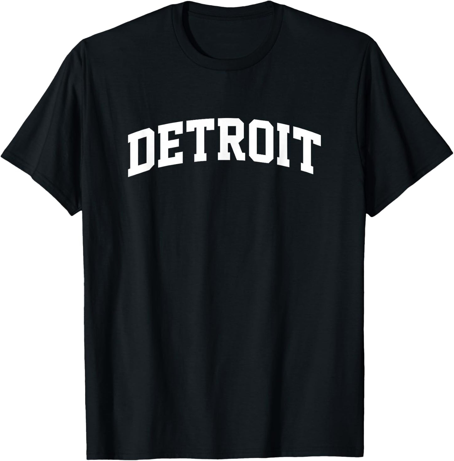 Detroit Arch Vintage Athletic Sports Fan USA Dark T-Shirt - T-Shirt | Black