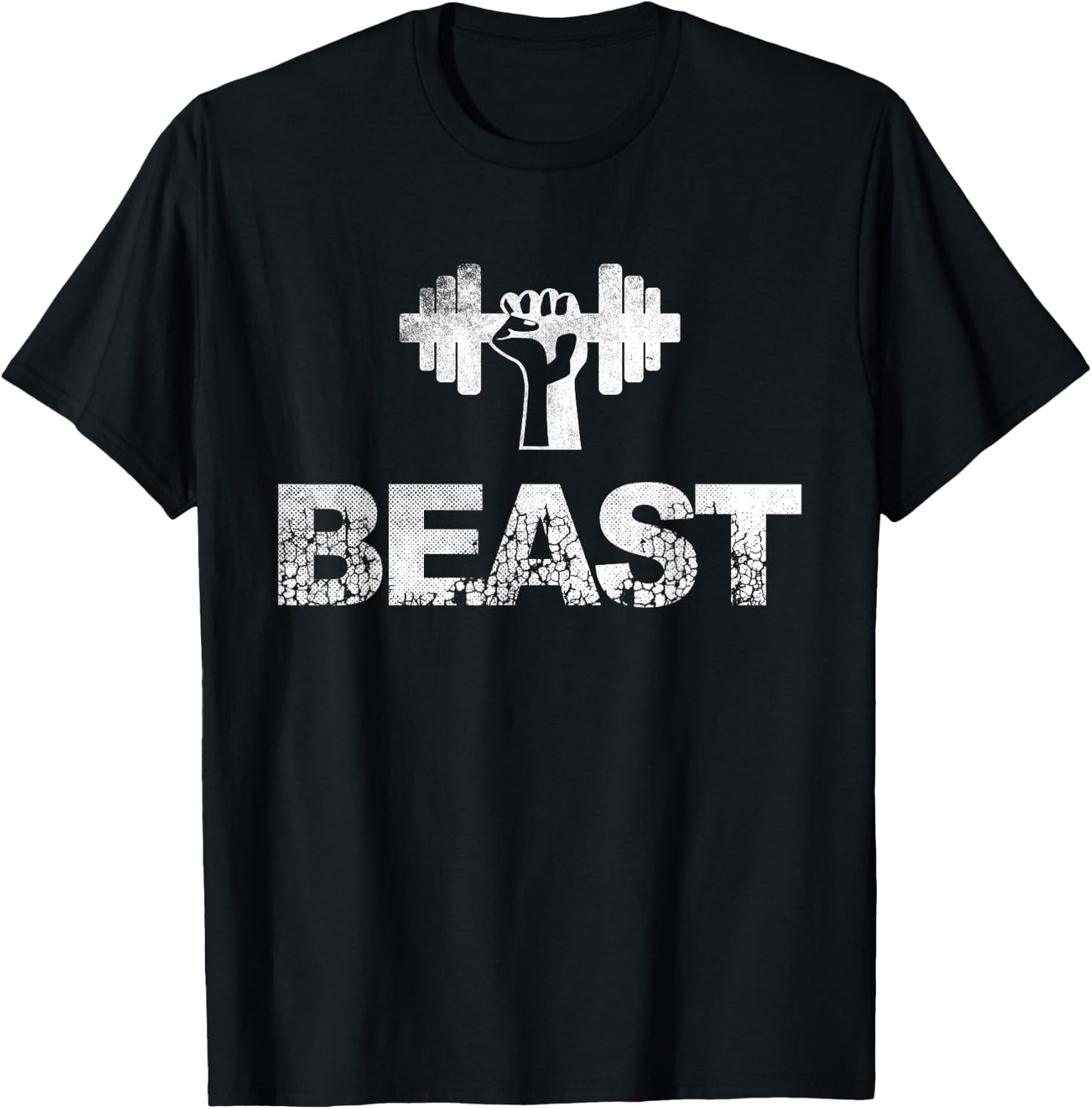 Beast Gym T Shirt Workout Bodybuilding Gift T-Shirt - T-Shirt | Black
