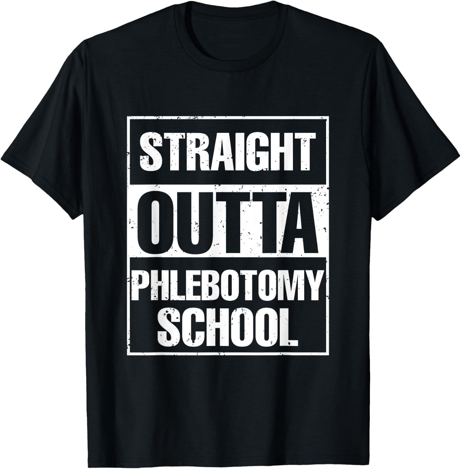 Phlebotomy Student Medical Nurse Syringe Blood Phlebotomy T-Shirt - T-Shirt | Black