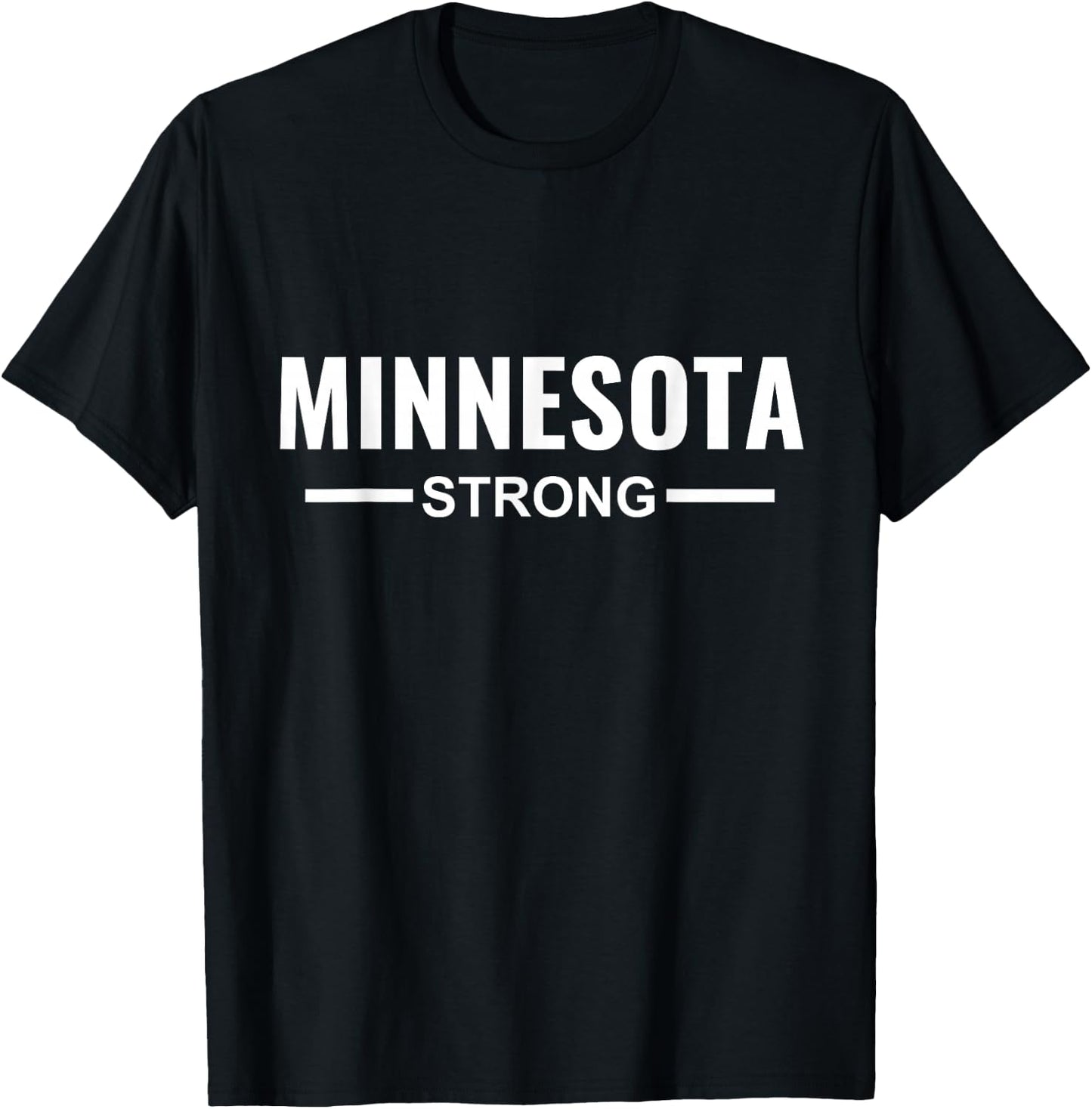 Minnesota Strong Community Strength Prayer Support T-Shirt - T-Shirt | Black