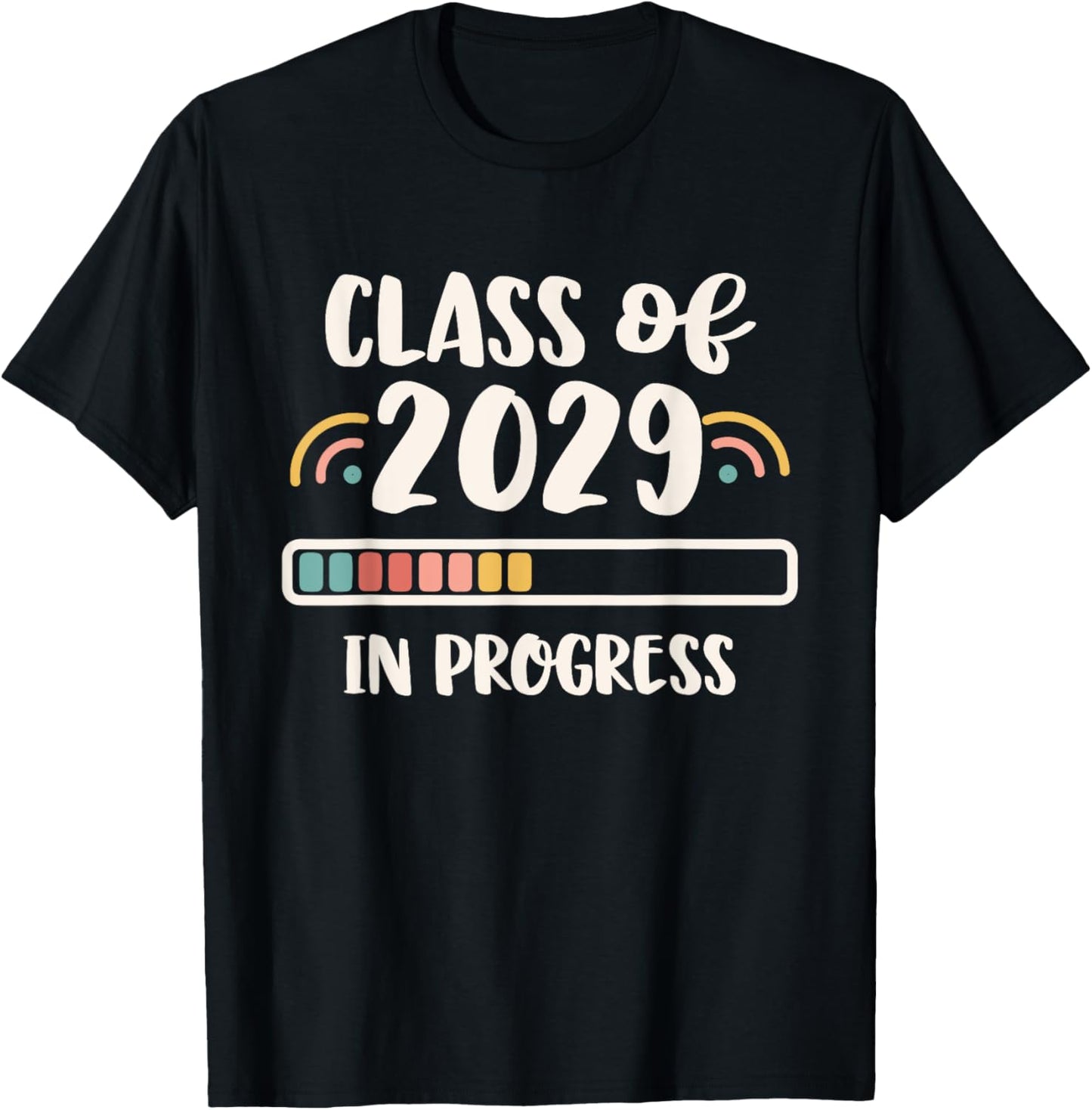 Online Virtual School | In Progress Class of 2029 T-Shirt - T-Shirt | Black