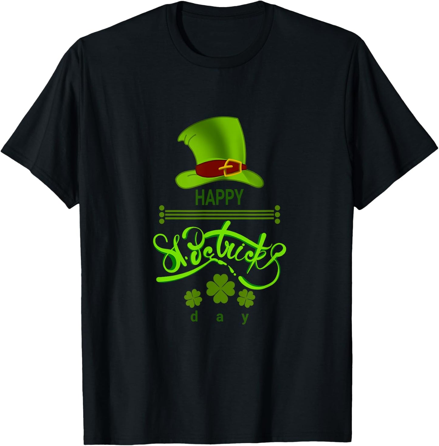 Happy St. Patrick's Day T-Shirt - T-Shirt | Black
